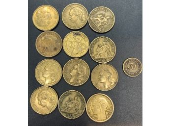 Lot Of French Coins