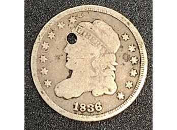 1836 Capped Bust Half Dime