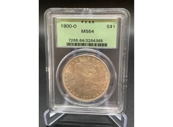 1900-O Morgan Head Silver Dollar MS64