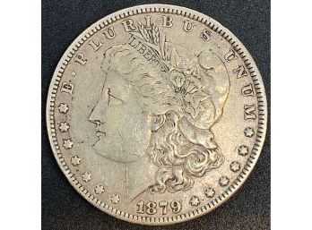 1879 Morgan Head Silver Dollar