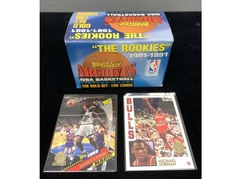 1992-93 Topps Archives Gold Set, With Shaq And Jordan