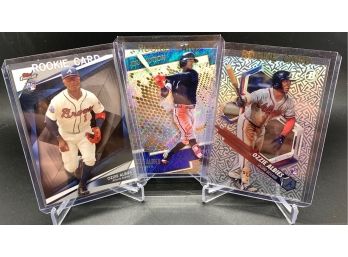 Lot Of (3) 2018 Ozzie Albies Rookie Cards