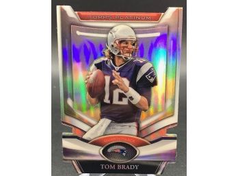 2011 Topps Platinum Die Cut Tom Brady Refractor