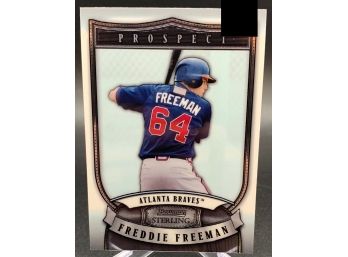 2007 Bowman Sterling Freddie Freeman Rookie Card