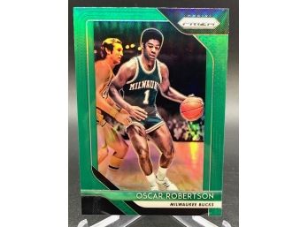 2018 Prizm Green Refractor Oscar Robertson