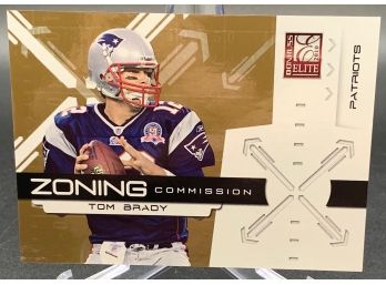 2010 Donruss Elite Zoning Commission Tom Brady /999