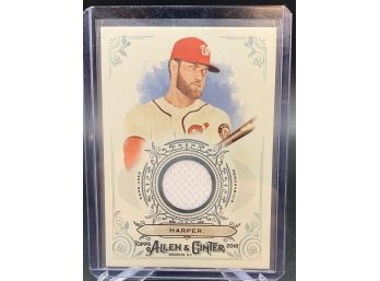 2018 Allen And Ginter Bryce Harper Game Used Relic