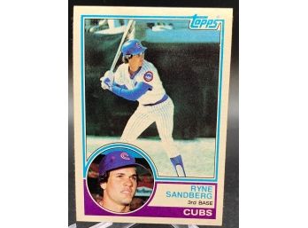 1983 Topps Ryne Sandberg Rookie Card