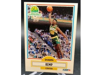 1990 Fleer Shawn Kemp Rookie Card