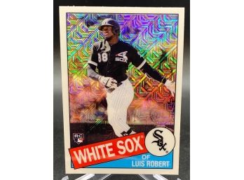 2020 Topps Chrome 1985 Mega Box Refractor Luis Robert Rookie Card