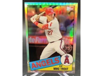 2020 Topps Chrome 1985 Refractor Mike Trout