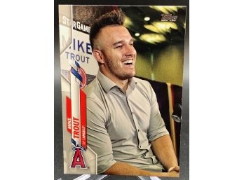 2020 Topps Update Photo Variation SP Mike Trout Short Print