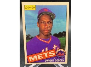 1985 O-Pee-Chee Dwight 'Doc' Gooden Rookie Card