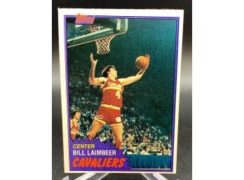 1981 Topps Bill Laimbeer Rookie Card