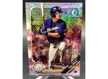 2019 Bowman Chrome Mega Box Refractor Keston Hiura Rookie Card