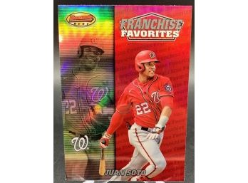 2020 Bowman's Best Franchise Favorites Juan Soto Refractor