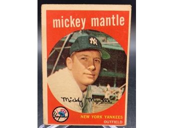 1959 Topps Mickey Mantle