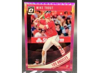 2018 Optic Pink Prizm Mike Trout