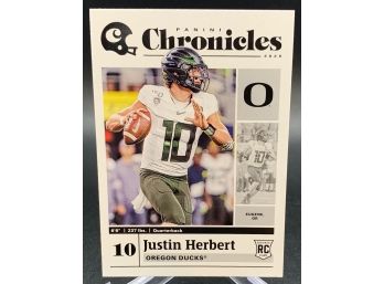 2020 Chronicles Justin Herbert Rookie Card