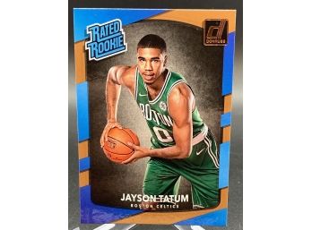 2017 Donruss Jayson Tatum Rookie Card