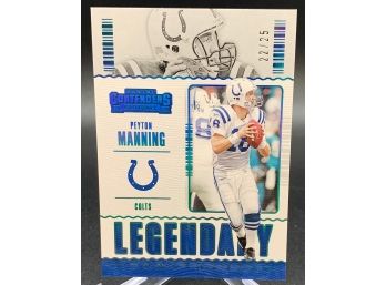 2020 Contenders Peyton Manning Legendary Contenders /25