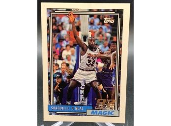 1992 Topps Shaquille O'Neal Rookie Card