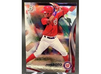 2017 Bowman Platinum Juan Soto Rookie Card