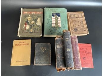 Group Of Antique Books And Bibles