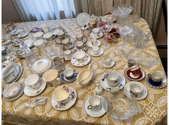 Huge Cup And Saucer Collection Lot
