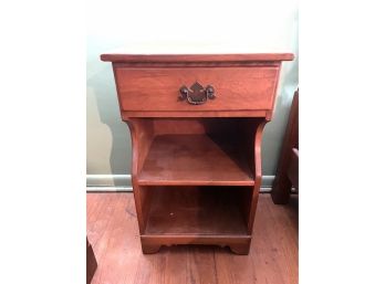 Vintage Ethan Allen Side Table With One Drawer