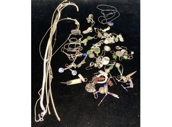 Estate Fresh Lot Of Sterling Jewelry