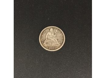 1878 Seated Liberty Silver Dime