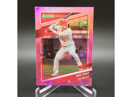 2021 Donruss Mike Trout Pink Parallel