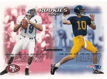 2000 Fleer Skybox Dominion  Tom Brady Rookie Card