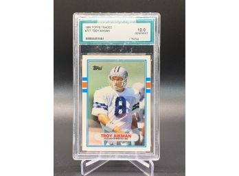 1989 Topps Traded AGS 10 Troy Aikman Rookie