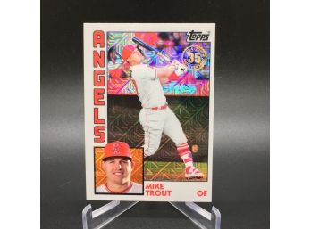 2019 Topps Chrome Mike Trout Mojo Refractor Insert