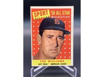 1958 Topps Ted Williams All Staar