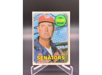 1969 Topps Ted Williams Senators Manager