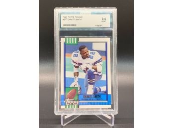 1990 Topps Traded AGS 9.0 Mint Emmitt Smith Rookie