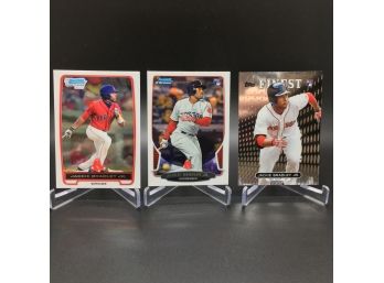 Jackie Bradley Jr Rookie Card Lot Bowman Chrome And Topps Finest