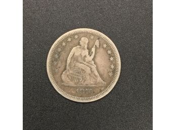 1876 S Seated Liberty Quarter Type Four