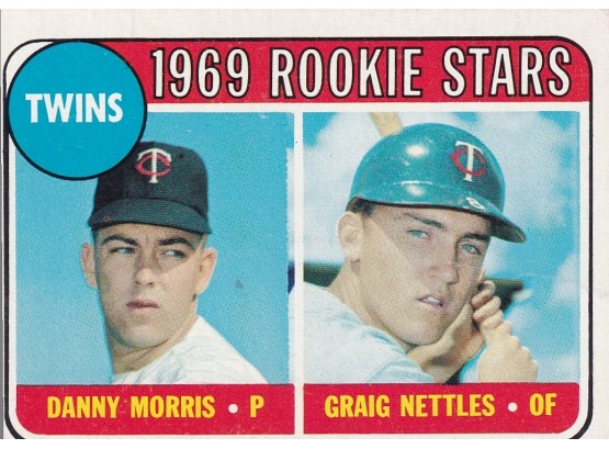 1969 Topps Craig Nettles Rookie Stars Twins