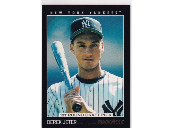 1993 Pinnacle Score 1st Draft Pick Derek Jeter Rookie Card