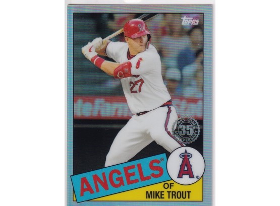 2020 Topps Mike Trout 35th Anniversary Refractor Insert