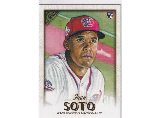 2018 Topps Gallery Juan Soto Rookie Card