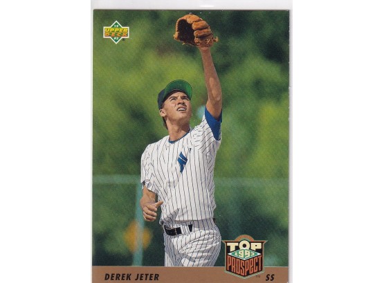 1993 Upper Deck Top Prospects Derek Jeter Rookie Card