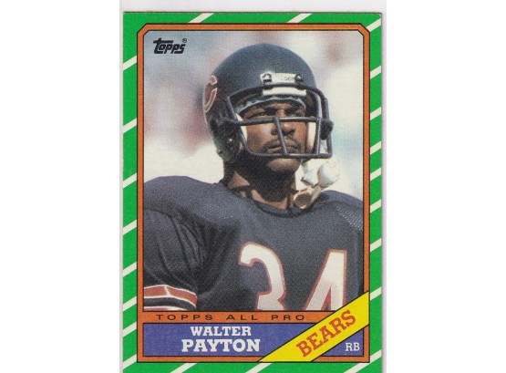 1986 Topps All Pro Walter Payton
