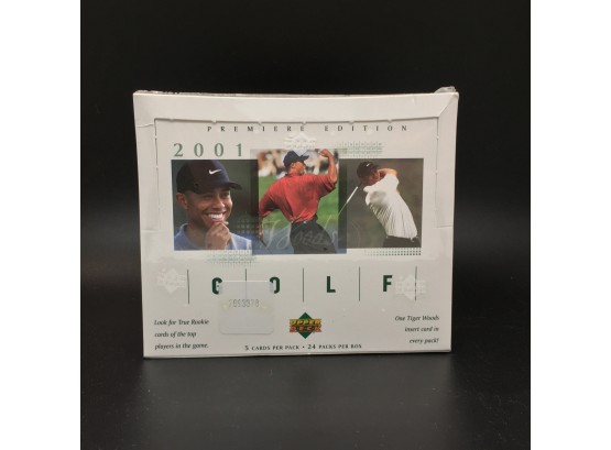 2001 Upper Deck Golf Premiere Edition Sealed Hobby Box