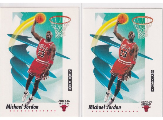 Lot Of 2 1991 Skybox Michael Jordan