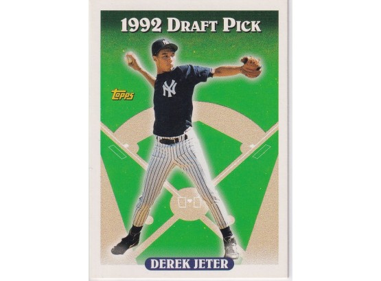 1993 Topps '92 Draft Picks Derek Jeter Rookie Card